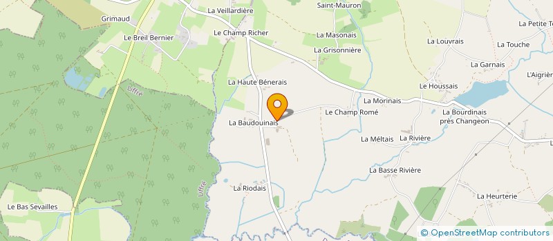 localisation de l'entreprise HORS-JEU à LIVRE-SUR-CHANGEON