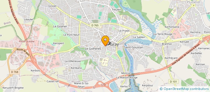 localisation de l'entreprise HORS NORM'S à AURAY