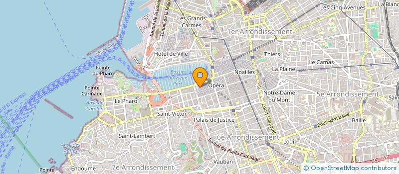 localisation de l'entreprise HORS NORMES ATELIERS D'ECRITURE à MARSEILLE