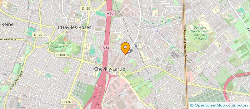 localisation de l'entreprise HORS PHASE  L'HAY-LES-ROSES