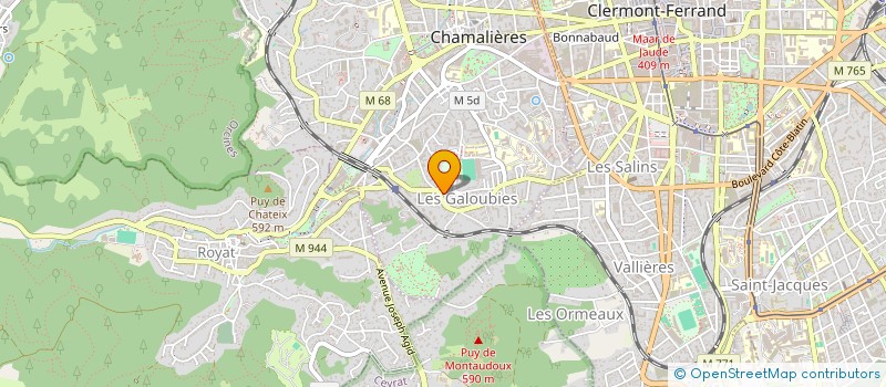 localisation de l'entreprise HORS PORTEE à CHAMALIERES