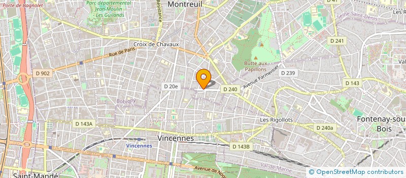 localisation de l'entreprise HORS SAISON à MONTREUIL