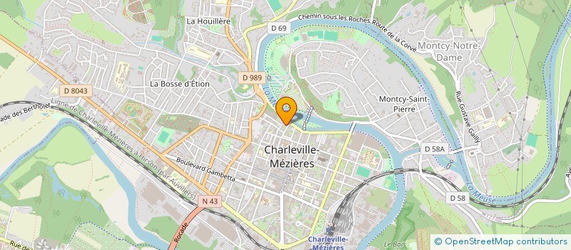 localisation de l'entreprise HORS SERIE  CHARLEVILLE-MEZIERES