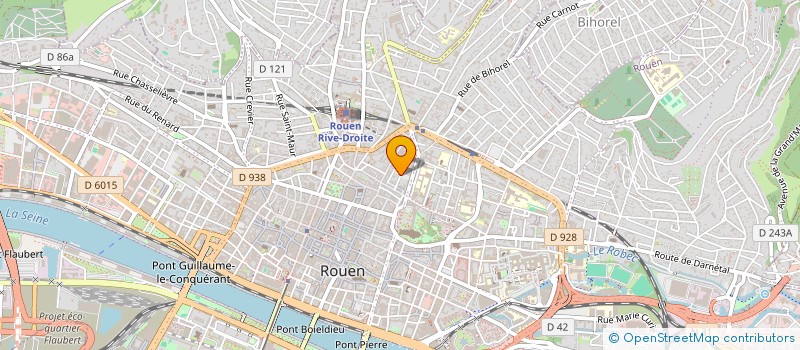 localisation de l'entreprise HORS TEMPS CITY à ROUEN