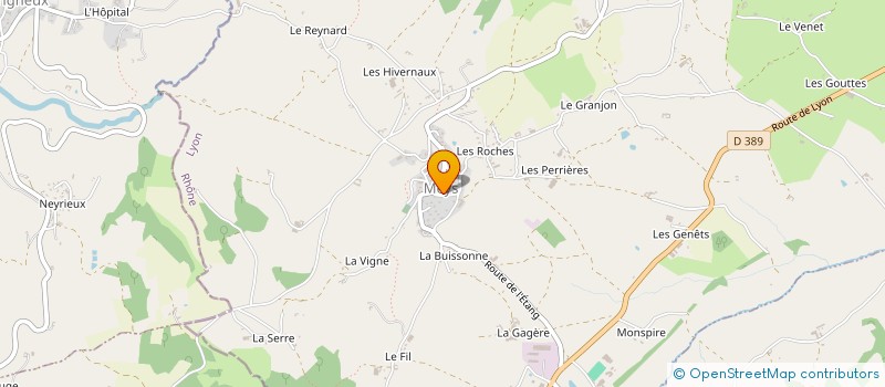 localisation de l'entreprise HORS TENSION  MEYS