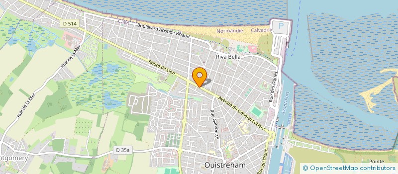 localisation de l'entreprise HORSA  OUISTREHAM