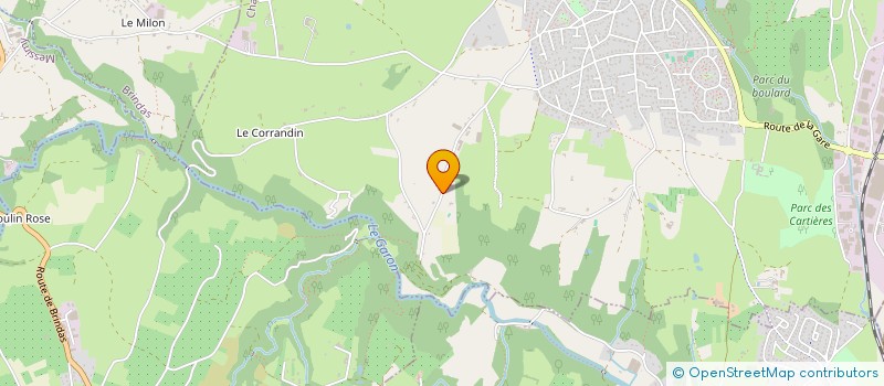 localisation de l'entreprise HORSE BALL DAME BLANCHE  CHAPONOST