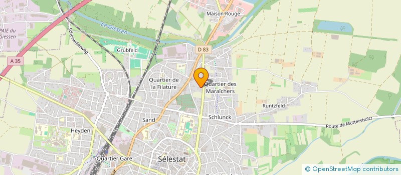 localisation de l'entreprise HORSE DEBARDAGE SARL à SELESTAT