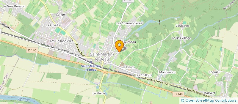 localisation de l'entreprise HORSE JOURNEY  SAINT-MARTIN-LE-BEAU