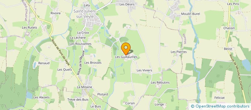 localisation de l'entreprise HORSE JUMP PERFECT  SAINT-JULIEN-SUR-VEYLE