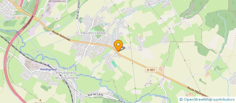 localisation de l'entreprise HORSE MIRROR  HESDIN-L'ABBE