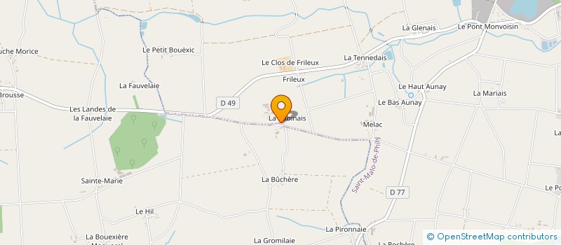 localisation de l'entreprise HORSE RACING DEVELOPMENT  SAINT-MALO-DE-PHILY