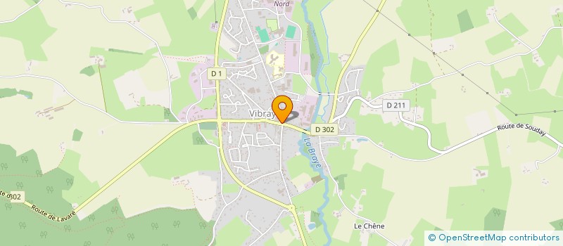 localisation de l'entreprise HORSEFEED à VIBRAYE