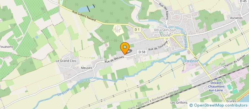 localisation de l'entreprise HORSEPOWER INVEST  VEUZAIN-SUR-LOIRE