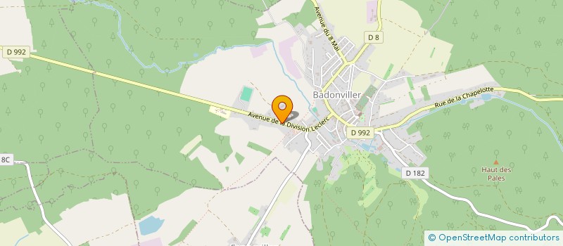 localisation de l'entreprise HORSES COUNTRY  BADONVILLER