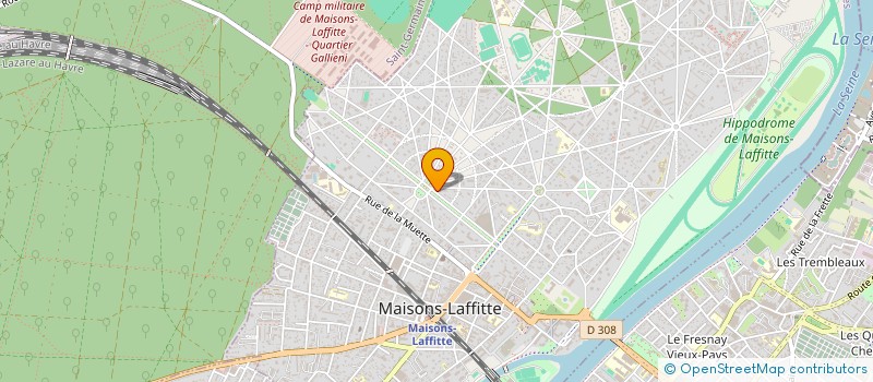 localisation de l'entreprise HORSES & FAMILY  MAISONS-LAFFITTE