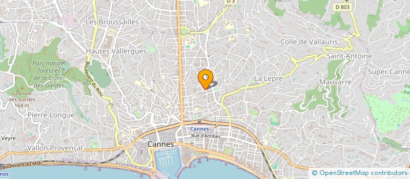 localisation de l'entreprise HORSYSTEMES  CANNES