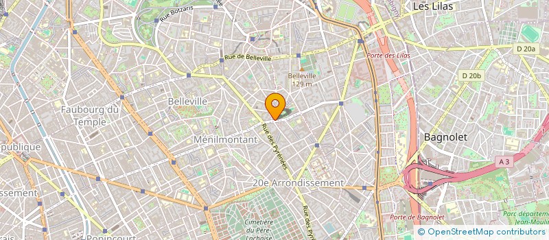 localisation de l'entreprise HORT  PARIS