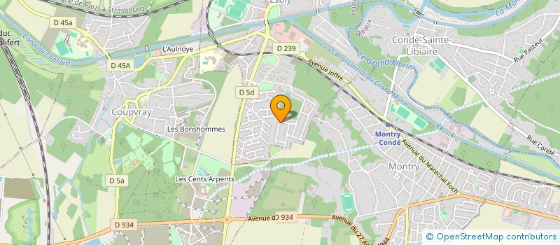 localisation de l'entreprise HORTA INVEST à ESBLY