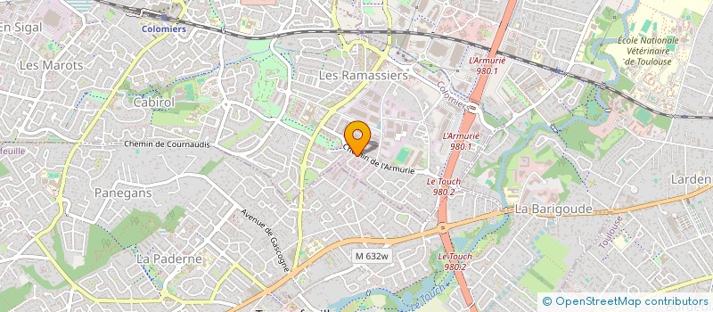 localisation de l'entreprise HORTAL à COLOMIERS