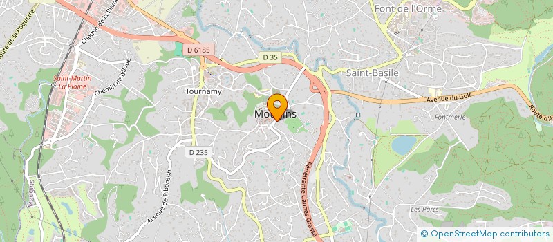 localisation de l'entreprise HORTENCE à MOUGINS