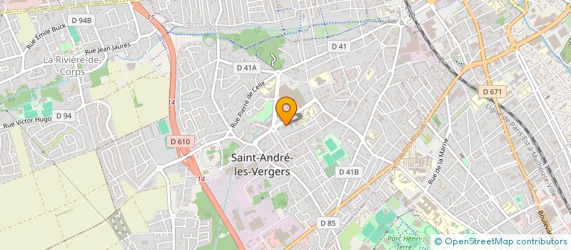 localisation de l'entreprise HORTENSE à SAINT-ANDRE-LES-VERGERS