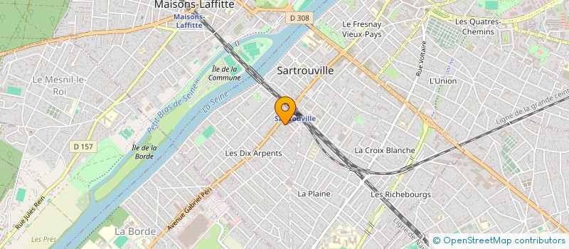 localisation de l'entreprise HORTENSE  SARTROUVILLE