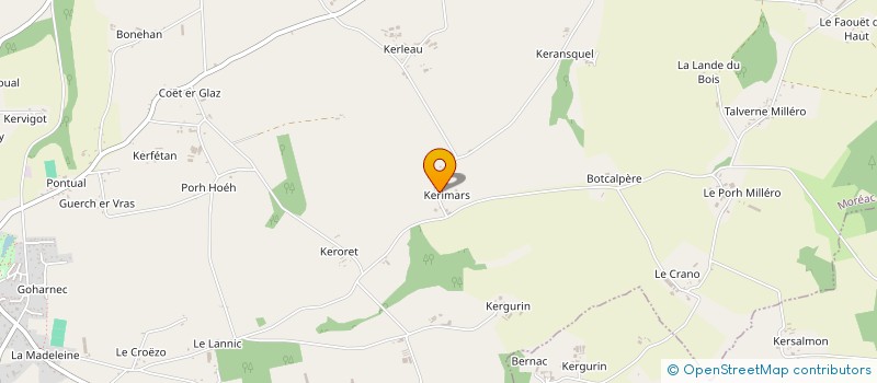 localisation de l'entreprise HORTENSIA 2225  MOREAC