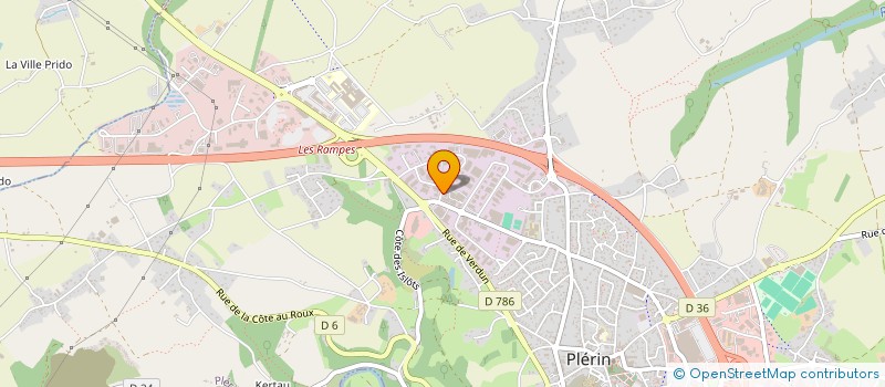 localisation de l'entreprise HORTENSIA  PLERIN