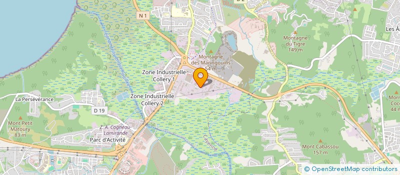 localisation de l'entreprise HORTENSIA  CAYENNE