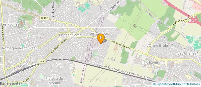 localisation de l'entreprise HORTENSIA  HERBLAY-SUR-SEINE