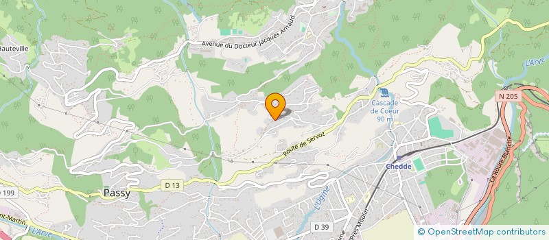 localisation de l'entreprise HORTENSIA  PASSY