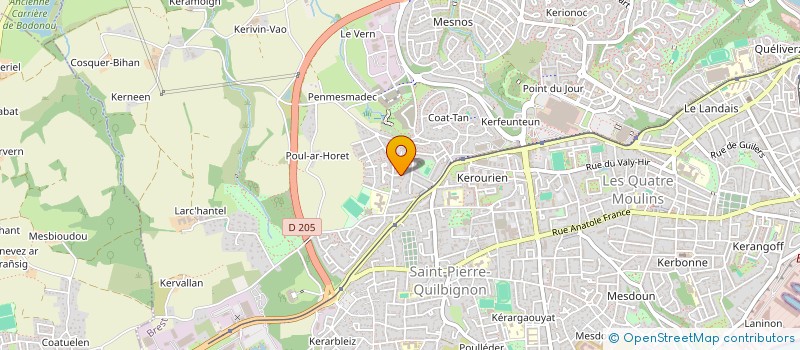 localisation de l'entreprise HORTENSIAS  BREST