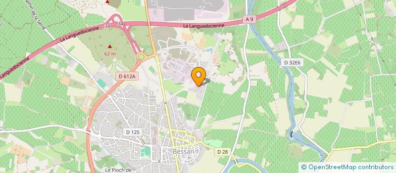 localisation de l'entreprise HORTES LOISIRS  BESSAN