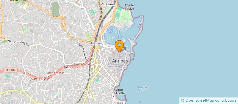 localisation de l'entreprise HORTICLIM INGENIERIE ETUDES TECHNIQUES à ANTIBES