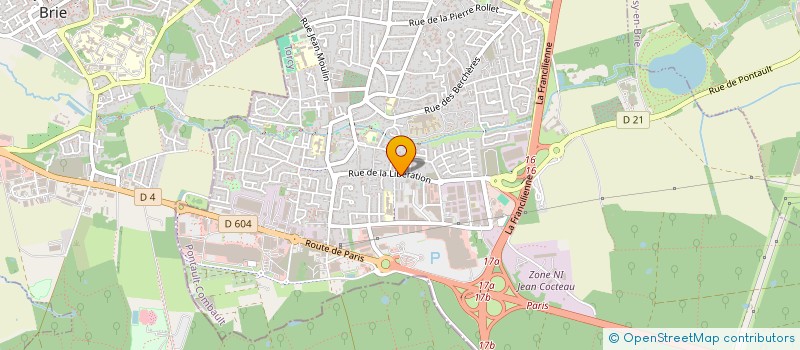 localisation de l'entreprise HORTICOLES CHOKOMERT ET FILS à PONTAULT-COMBAULT