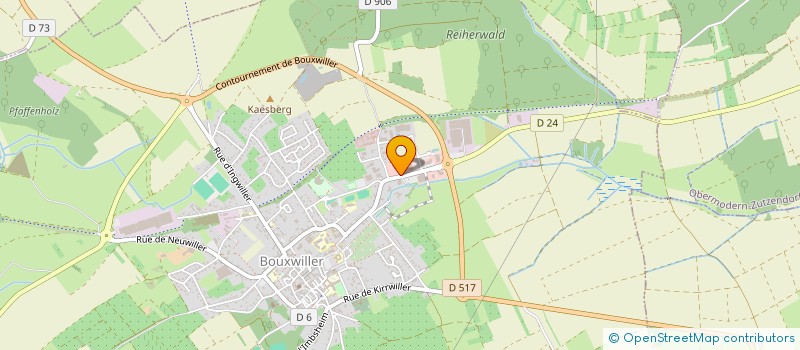 localisation de l'entreprise HORTICULTURE BURCKEL  OBERMODERN-ZUTZENDORF