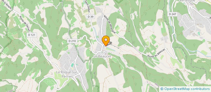 localisation de l'entreprise HORTICULTURE MAURIZOT-DEMENEIX  LE BEAUCET