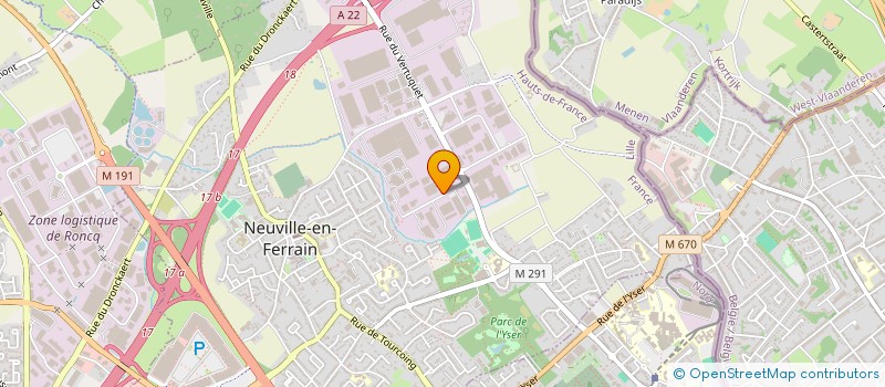 localisation de l'entreprise HORTIGEST  NEUVILLE-EN-FERRAIN