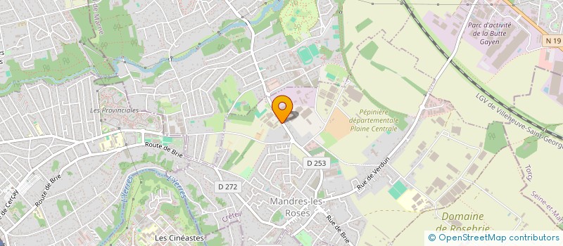 localisation de l'entreprise HORTIMANDRES à MANDRES-LES-ROSES