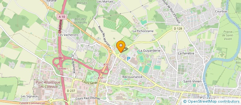 localisation de l'entreprise HORTIMAR 17 à SAINTES