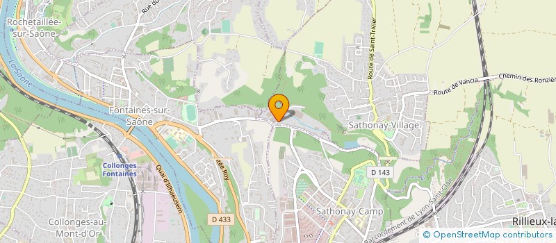 localisation de l'entreprise HORTIMARC  SATHONAY-VILLAGE