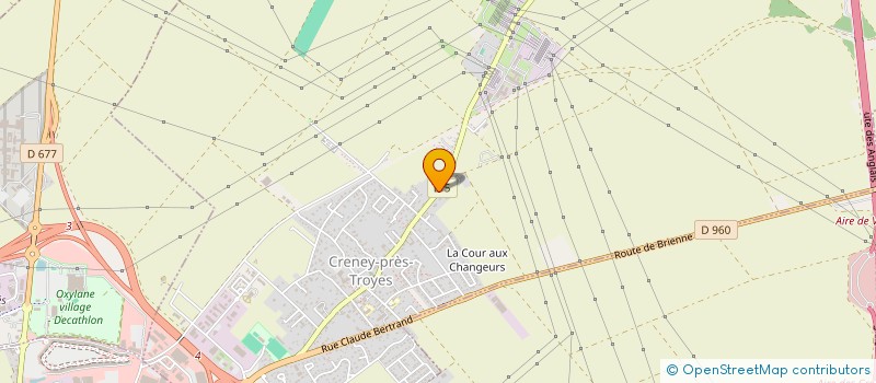 localisation de l'entreprise HORTING à CRENEY-PRES-TROYES