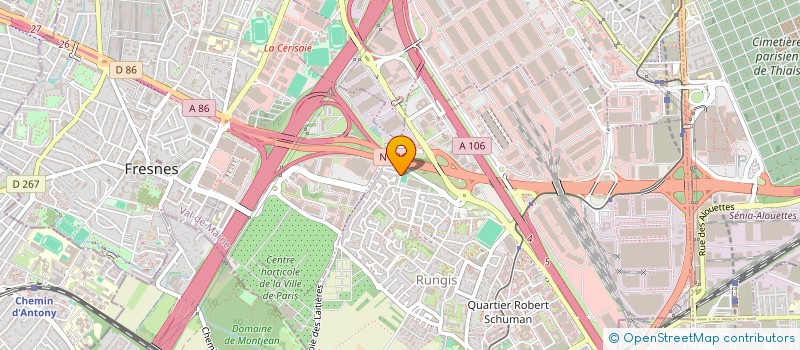 localisation de l'entreprise HORTING à RUNGIS