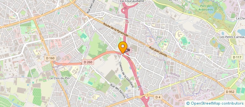 localisation de l'entreprise HORTIPAL  LES PONTS-DE-CE