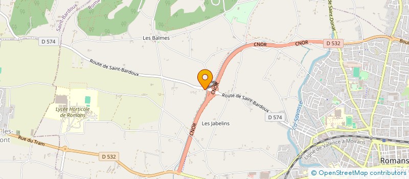 localisation de l'entreprise HORTIPEP  ROMANS-SUR-ISERE