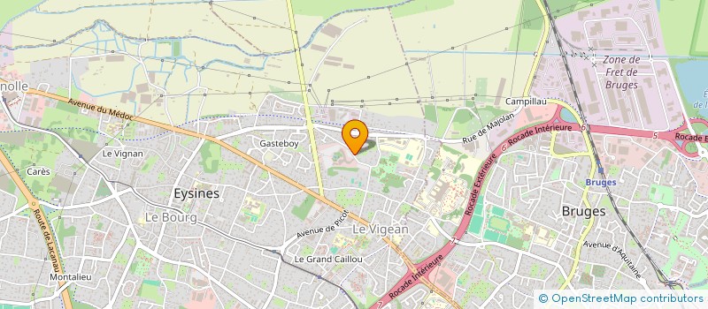 localisation de l'entreprise HORTIS MARIE  EYSINES