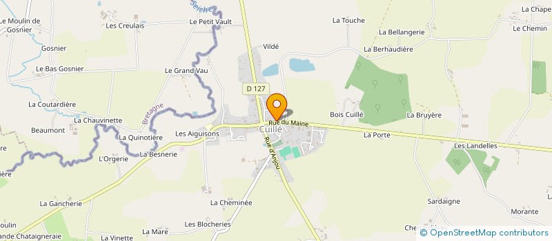 localisation de l'entreprise HORTIX DU VAL 53  CUILLE