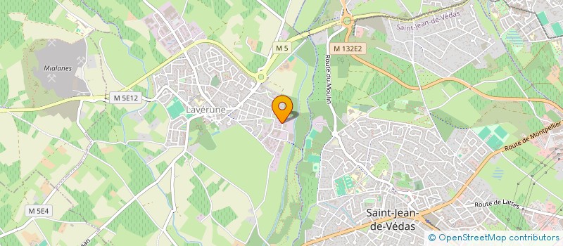 localisation de l'entreprise HORTUS à LAVERUNE