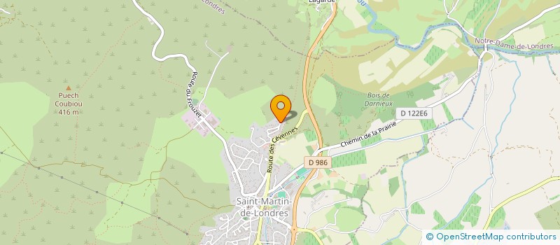 localisation de l'entreprise HORTUS ELEC  SAINT-MARTIN-DE-LONDRES